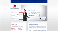 Desktop Screenshot of electropowerindia.com